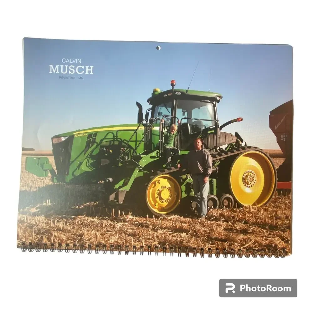 John Deere Calendar 2012 CB Operations Dealer Wall Hanging 12 Month Spiral Bound